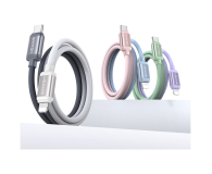 USAMS Kabel 30W USB-C/Lightning 1,2m niebiesko różowy - 1569071 - zdjęcie 3